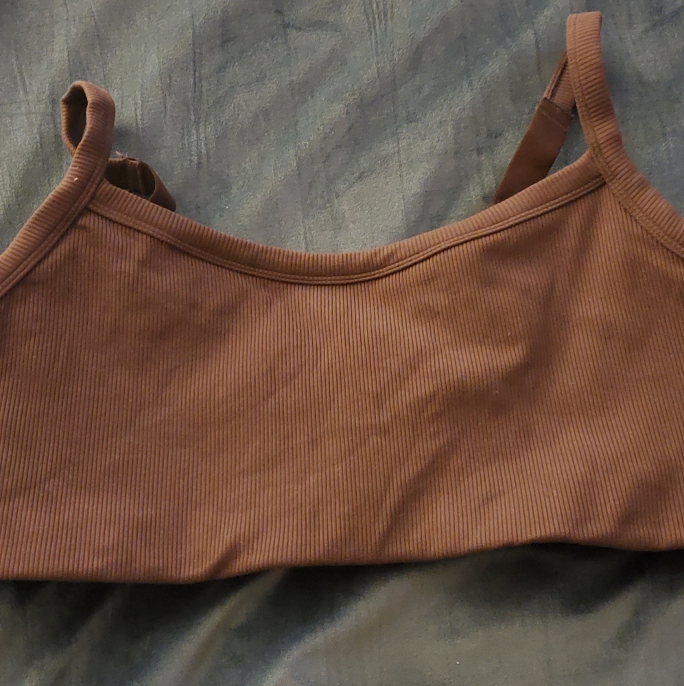 Aerie black sports bra size xl